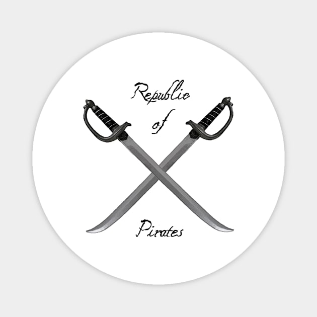 Pirate Sword Version 2 Magnet by MMArt